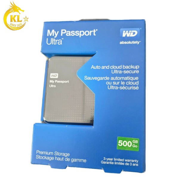 HDD DI ĐỘNG WD MY PASSPORT ULTRA 500GB 2.5” USB 3.0